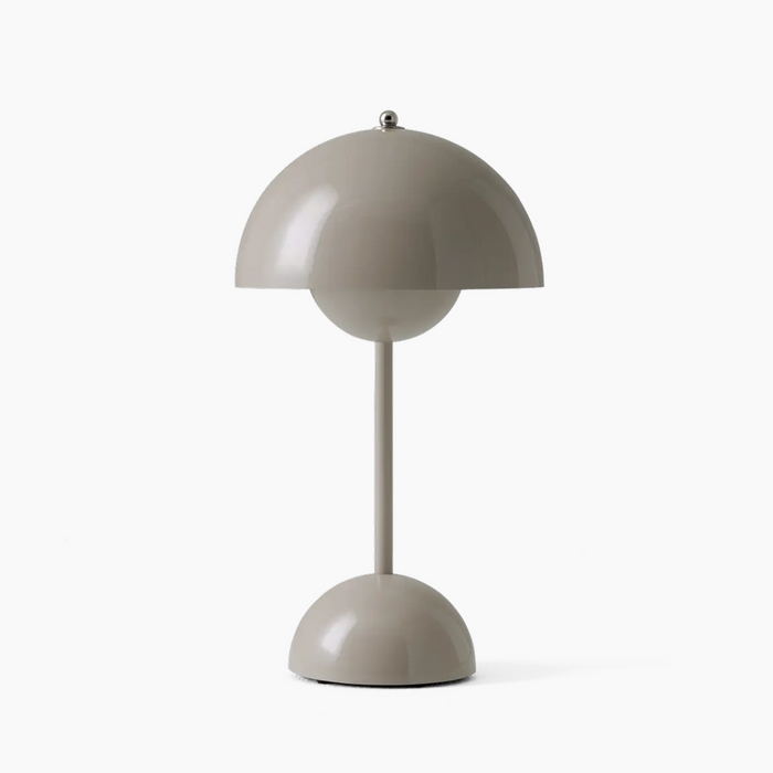 Vintage Trådlampa | Uppladdningsbar med Plisserad Textilskärm | Touch Dimmbar Carvallo