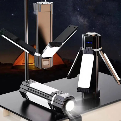 Carvallo XyloBeam | Extra lång batteritid | SOS-funktion & Powerbank | Vitt LED-ljus Carvallo