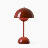 Vintage Trådlampa | Uppladdningsbar med Plisserad Textilskärm | Touch Dimmbar Carvallo