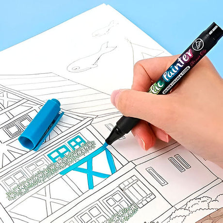 Carvallo - 12-delad akrylpenna-set Carvallo