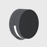 Nutida Rund Glas Utomhus Vägglampa Carvallo