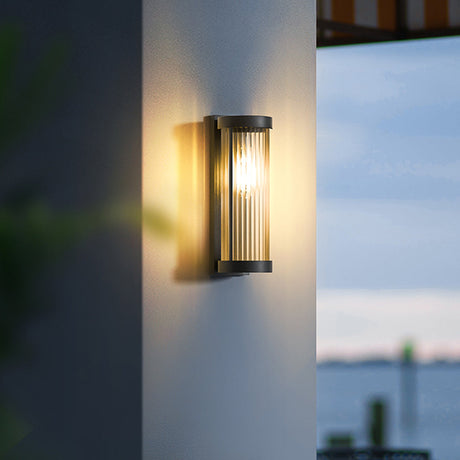 Utomhus Glas Vägglampa Modern Metall Design Carvallo