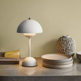 RoyaleGlow Justerbar Ljusstyrka Blomkruka Lampa - Italiensk Uppladdningsbar Bords Lampa Carvallo