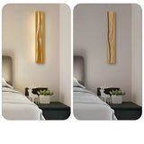 LED Vägghylla i trä – Modern design för vardagsrum och sovrum Carvallo