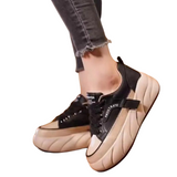Mjuka sneakers med tjock sula för kvinnor-Shoes for Women-Hemnix-Svart-35-Hemnix