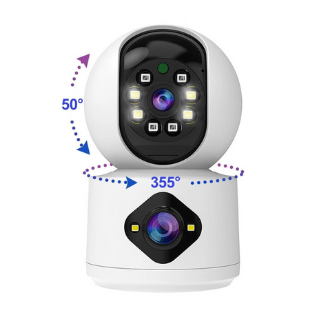 Smart 4MP-kamera med dubbla linser Bellasverige