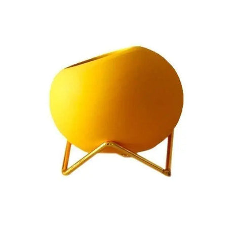 Carvallo – Modern Keramisk Blomkruka med Stilig Ställning Carvallo