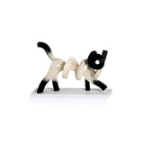 Abstract Minimalist Vridna Siamesisk Katt Skulptur för Heminredning Carvallo
