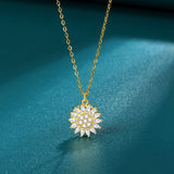 Spinning Sunflower Halsband