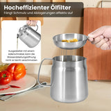 Carvallo - Kök oljebehållare i rostfritt stål med sil Carvallo