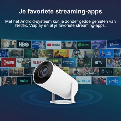 Carvallo - intelligent HD-projektor med knivskarp 4K HD-upplösning Carvallo