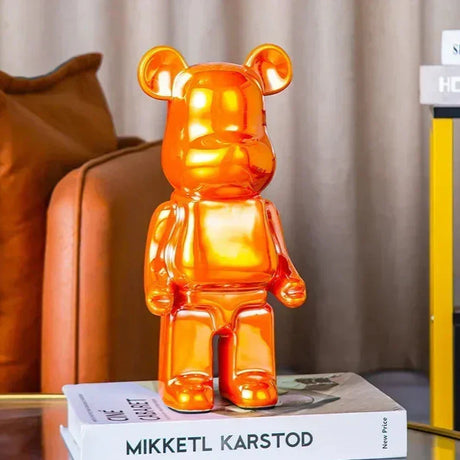 Aesthetic Bear Figur Figur Keramik Staty för Lyxigt Vardagsrumsdekoration Carvallo