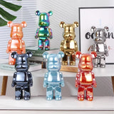 Aesthetic Bear Figur Figur Keramik Staty för Lyxigt Vardagsrumsdekoration Carvallo