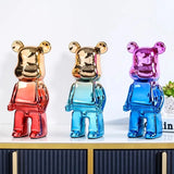 Aesthetic Bear Figur Figur Keramik Staty för Lyxigt Vardagsrumsdekoration Carvallo