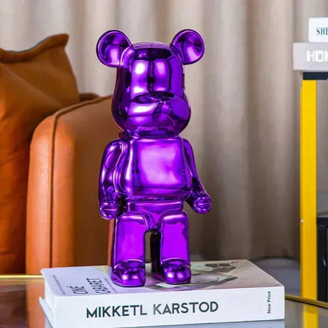 Aesthetic Bear Figur Figur Keramik Staty för Lyxigt Vardagsrumsdekoration Carvallo