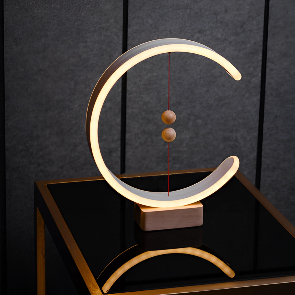 Modern LED-inomhuslampor med magnetiska strömbrytare och månskärmsbelysning Carvallo