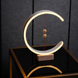 Modern LED-inomhuslampor med magnetiska strömbrytare och månskärmsbelysning Carvallo