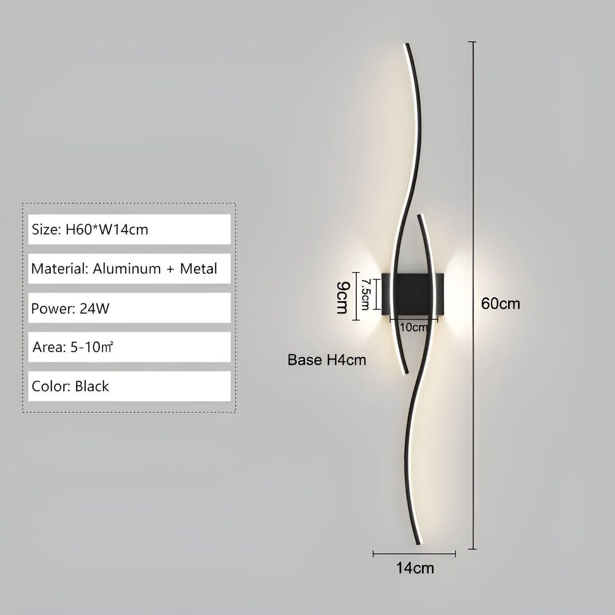 AisleRadiance Light - Nordic Flur LED VÄGGLAMPOR Carvallo