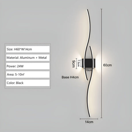 AisleRadiance Light - Nordic Flur LED VÄGGLAMPOR Carvallo
