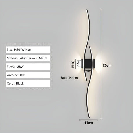AisleRadiance Light - Nordic Flur LED VÄGGLAMPOR Carvallo