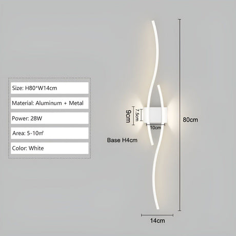 AisleRadiance Light - Nordic Flur LED VÄGGLAMPOR Carvallo