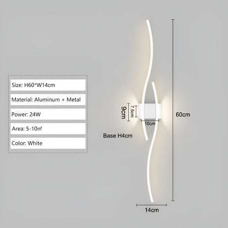 AisleRadiance Light - Nordic Flur LED VÄGGLAMPOR Carvallo