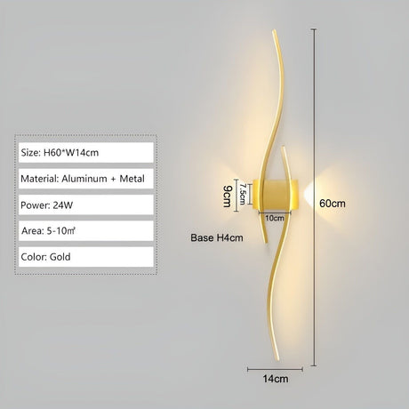AisleRadiance Light - Nordic Flur LED VÄGGLAMPOR Carvallo