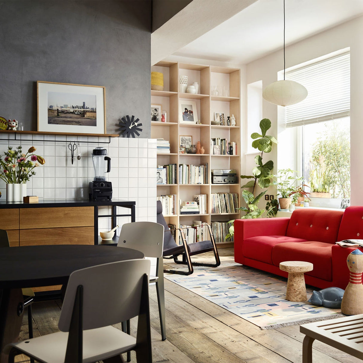 Shiro Pendant – Modern Taklampa i Japansk Pappersstil Hemnix