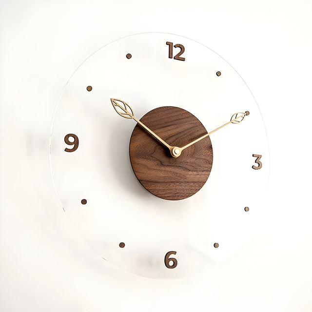 Carvallo - Minimalistisk tyst väggur med ren design för vilket rum som helst Carvallo