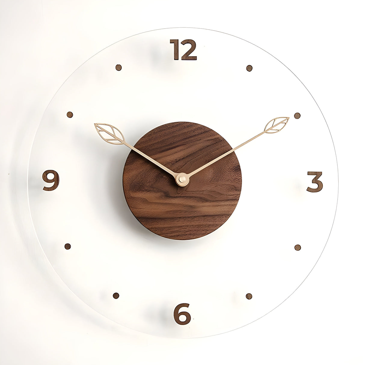 Carvallo - Minimalistisk tyst väggur med ren design för vilket rum som helst Carvallo