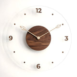 Carvallo - Minimalistisk tyst väggur med ren design för vilket rum som helst Carvallo