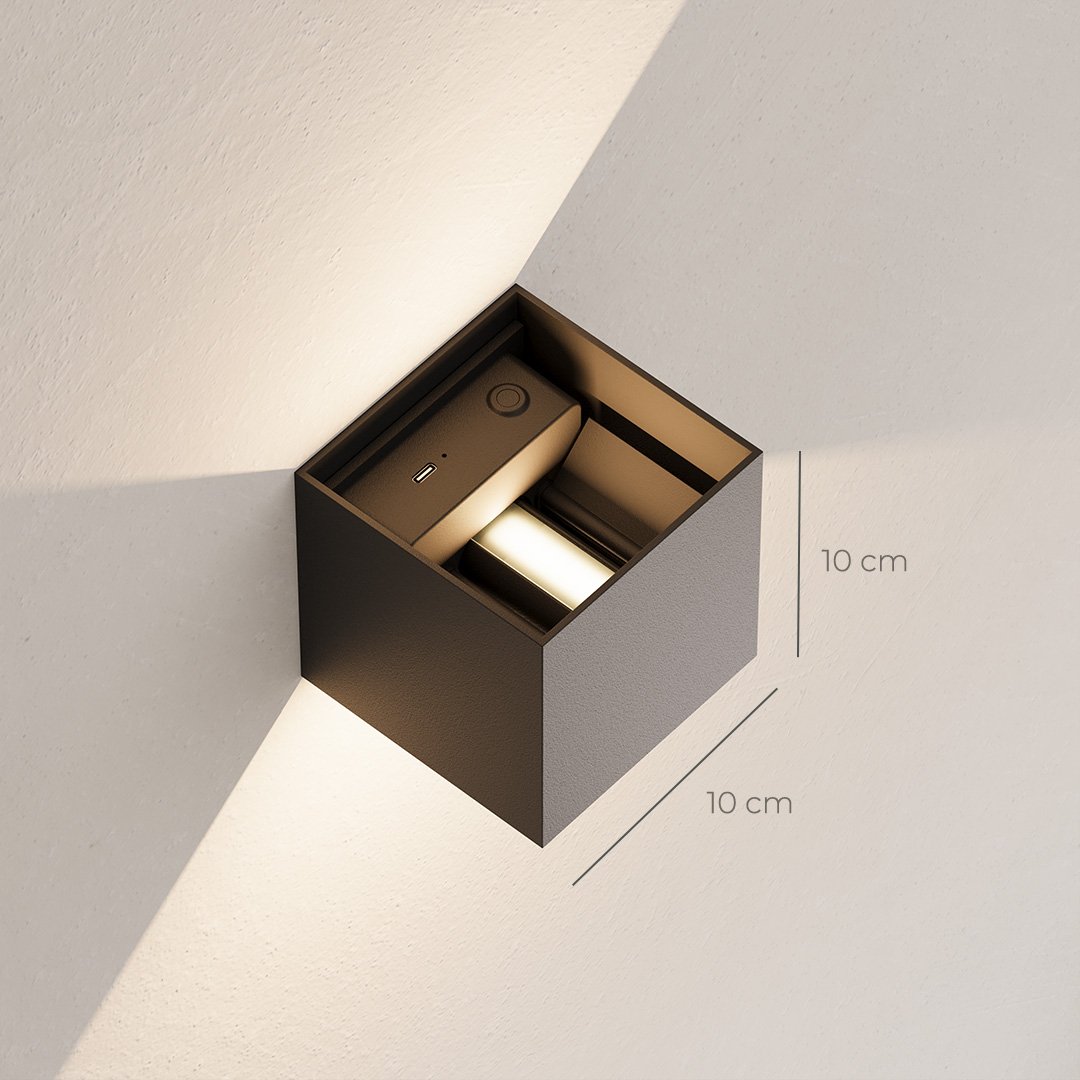 Carvallo – LED Vägglampa med Justerbara Ljusventiler Carvallo