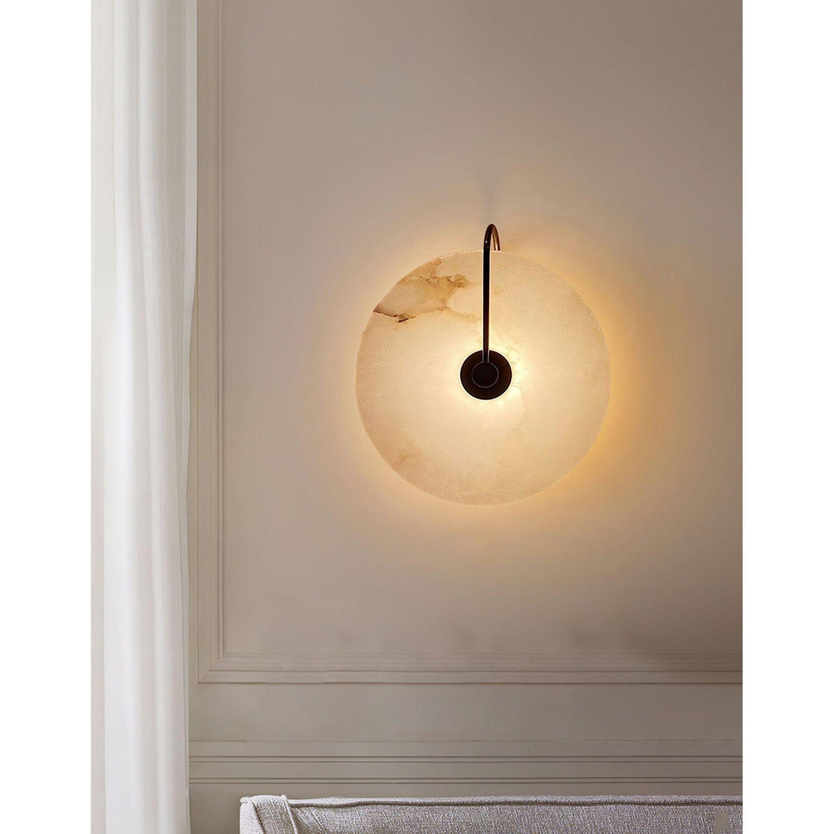 LuxeStone Light - Modern sten LED-vägglampa Carvallo