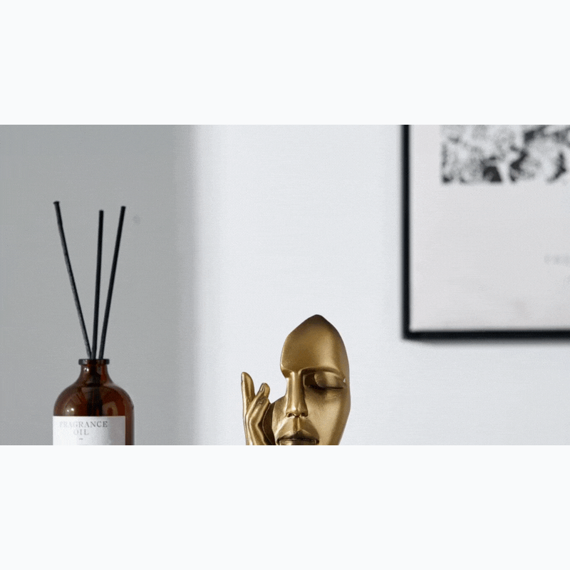 Alega - Abstrakt Staty Ornament för Hemmet Carvallo