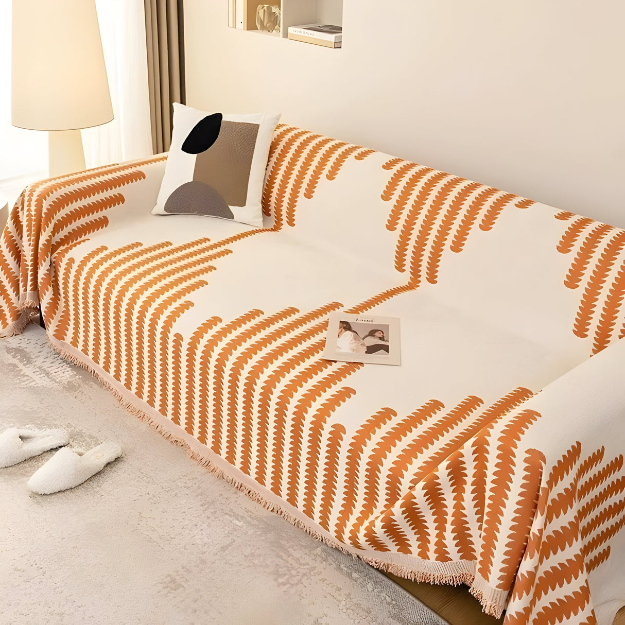 HomeHaven Cover - Dubbelsidig Chenille-tyg-sofföverdrag Carvallo