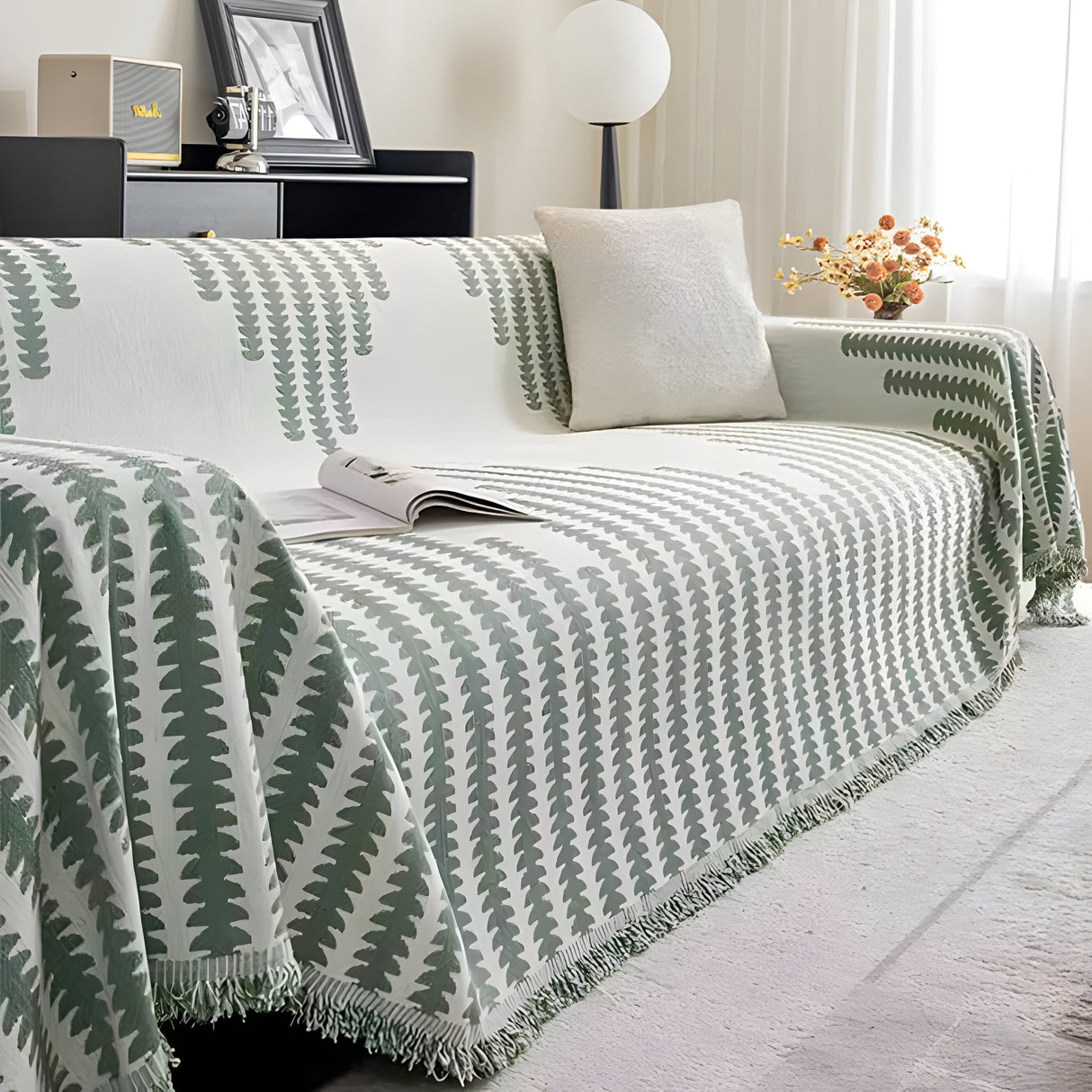 HomeHaven Cover - Dubbelsidig Chenille-tyg-sofföverdrag Carvallo