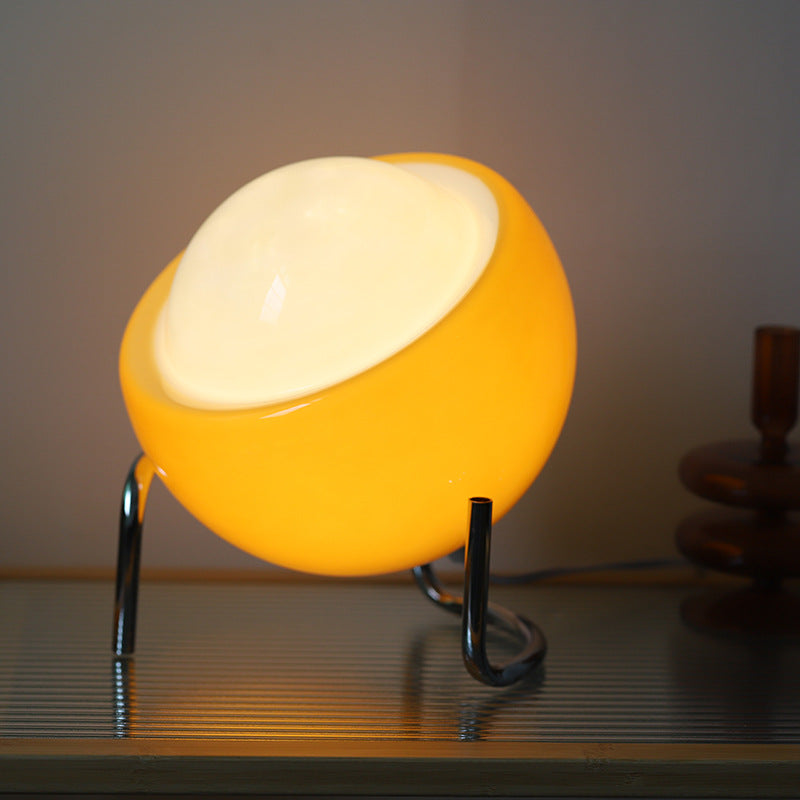 Bordslampa Retro Glas LED Sänglampa Carvallo