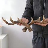 Horn väggkrok – Retrodesign för rockar och jackor | Dekorativ garderobskrok Carvallo