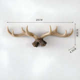 Horn väggkrok – Retrodesign för rockar och jackor | Dekorativ garderobskrok Carvallo