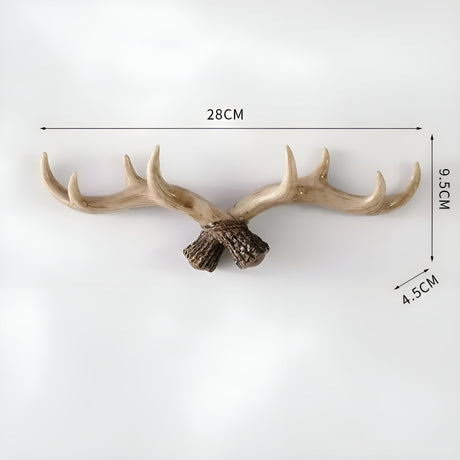 Horn väggkrok – Retrodesign för rockar och jackor | Dekorativ garderobskrok Carvallo