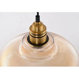 LumiAura Light - Nordisk Vintage-Glas-Pendellampa Carvallo