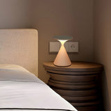 CalmGlow Lampa - Rund Touch-Dimm-Bordlampa Carvallo