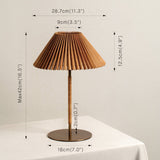 Anji Bordslampa Bamboo | Sänglampor & Belysning för Vardagsrum | Mid Century Modern | Åldrad mässingsbas | Brick by Brick Carvallo