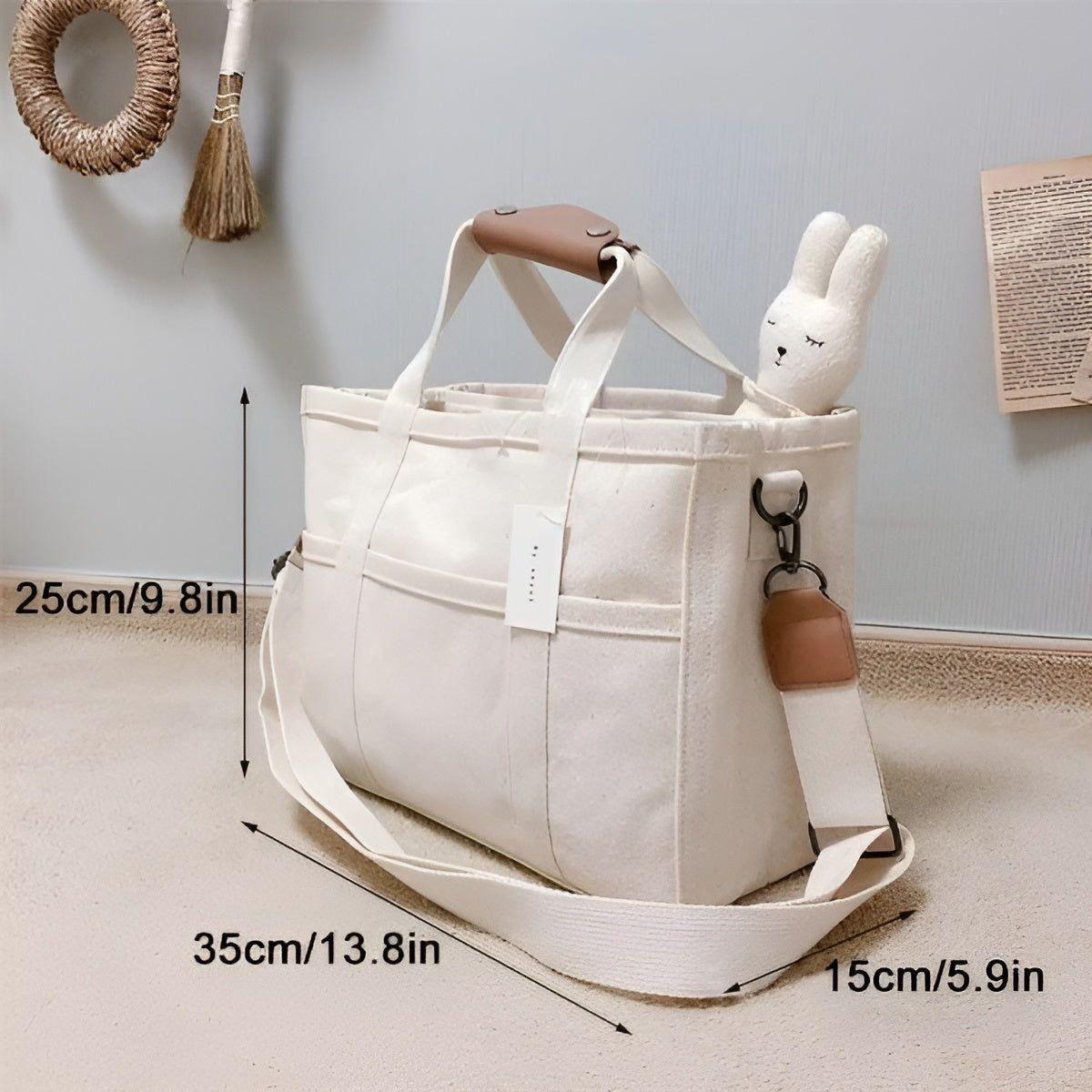 Tavolaé Canvas Tote Bag | Mångsidig & Robust | Lätt & Rymlig | I Beige eller Svart Carvallo