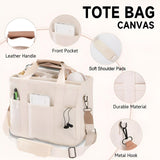 Tavolaé Canvas Tote Bag | Mångsidig & Robust | Lätt & Rymlig | I Beige eller Svart Carvallo