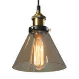 Tidlös antik glas pendellampa Carvallo