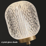 Antik Crystal Akryl Vägglampa Carvallo