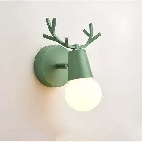 AntlerSpark Light - Nordisk Macaron Horn LED Vägglampa Carvallo