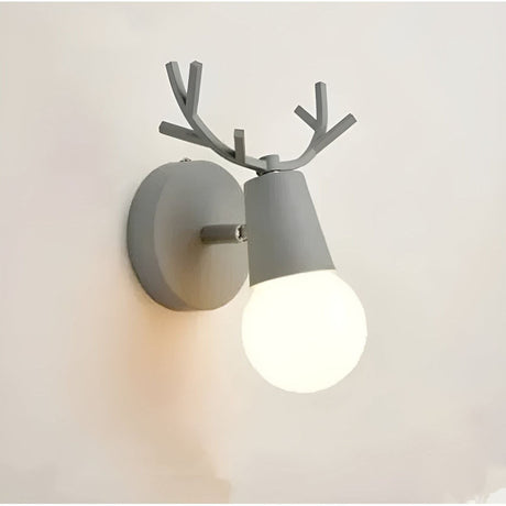 AntlerSpark Light - Nordisk Macaron Horn LED Vägglampa Carvallo