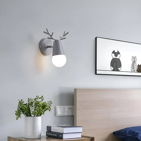 AntlerSpark Light - Nordisk Macaron Horn LED Vägglampa Carvallo